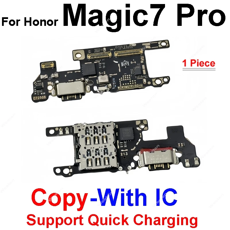 Universal Charging USB Dock with SIM Card Slot - Replacement Charger Board for Huawei Honor Magic Series