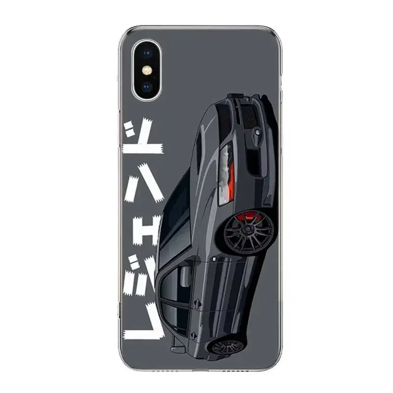 JDM Tokyo Drift Sports Car Phone Case - Stylish Silicon Soft Cover