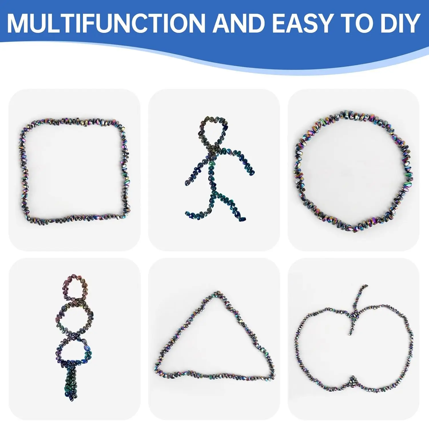 Magnetic Ferrite Putty 500 pcs More Weak Magnet Bead Fidget Rock Pebbles Anxiety Anti Stress Relief Toys for Adults ADHD Autism anti stress toys,fidget toys,mini fingertip toy