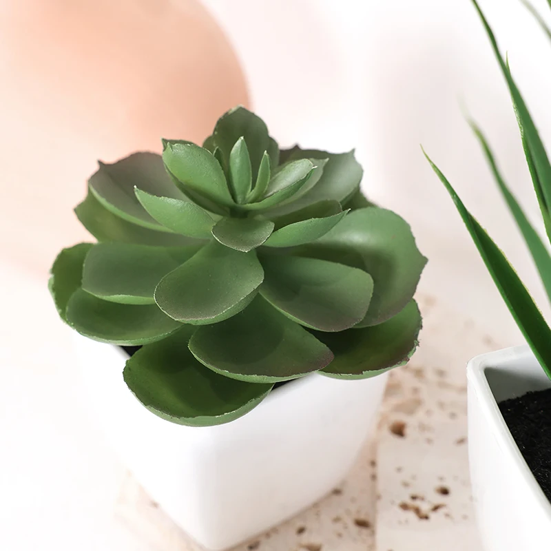 3PCS Artificial Evergreen Plant Bonsai, Suitable For Home, Restaurant, Office, Desktop, And Window Sill Decoration
