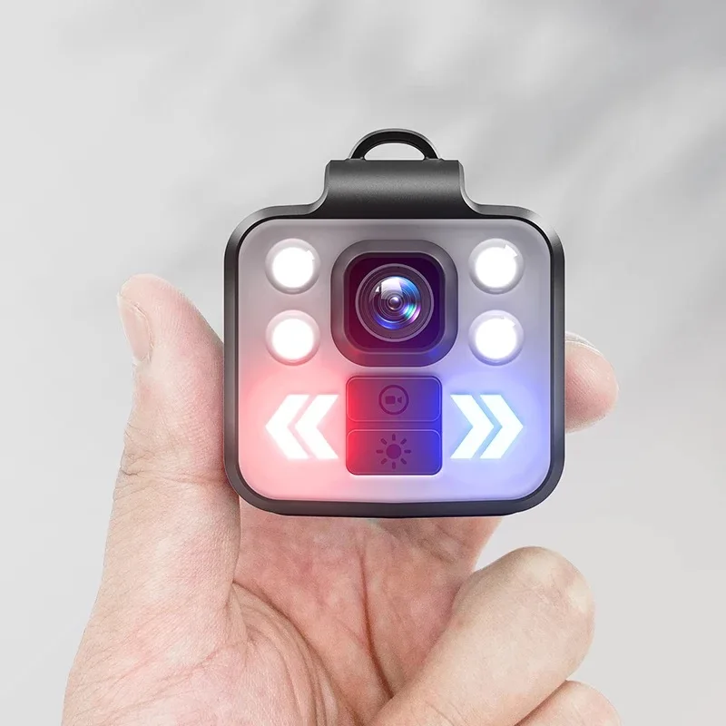 Led Portátil Esportes ao ar Livre Câmera Lanterna Mini Corpo Câmeras de Gravação Pequenas Auto-proteção w8 - Image 6