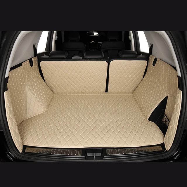 5 Seater Durable Custom Leather Colorful Car Trunk Mat For Hyundai Santa Fe  TM 2019-2023 Auto Carpet Accessories Interior Parts - AliExpress