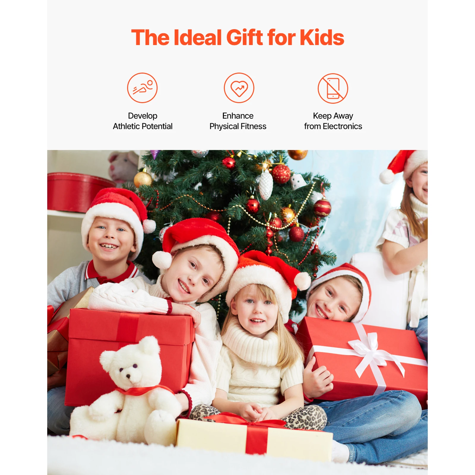 SucceBuy 4-Hoop Kids Basketball Hoop Stand with Adjustable Heights & 3 Balls for Boys Girls Indoor Outdoor Basketball Sport Toys