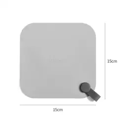 Waterproof Silicone Drain Covers for Kitchen and Bathroom Hair and Odor Prevention (GRAY)
