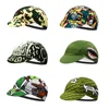 Classic Green Print Cycling Caps Bicycle Cap For Men And Women Breathable UV proof Riding Hat Unisex 1