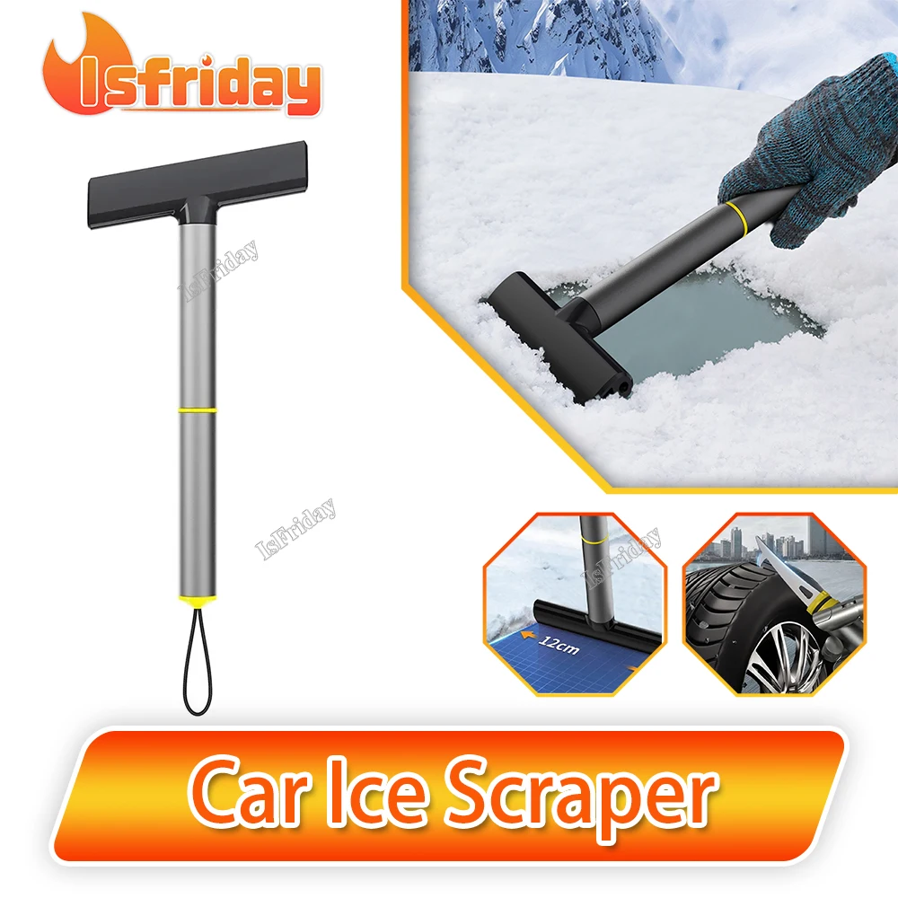 

Car Ice Scraper Windshield Snow Removal Shovel Ice Breaker Snow Remover Cleaning Glass Brush TPU Winter Snow Brush Shovel Tool