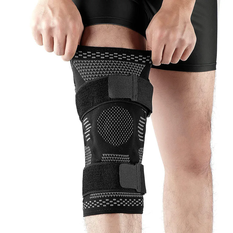 Cs Speed Knee Brace Support Breathable Sleeve with Stabilizer and Neoprene  Knee Pads Protector For Arthritis ACL Running Basketball Meniscus Tear