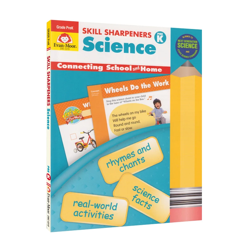 

Evan-Moor Skill Sharpeners: Science, Prek Workbook,aged 3 4 5 6, English book 9781629381510