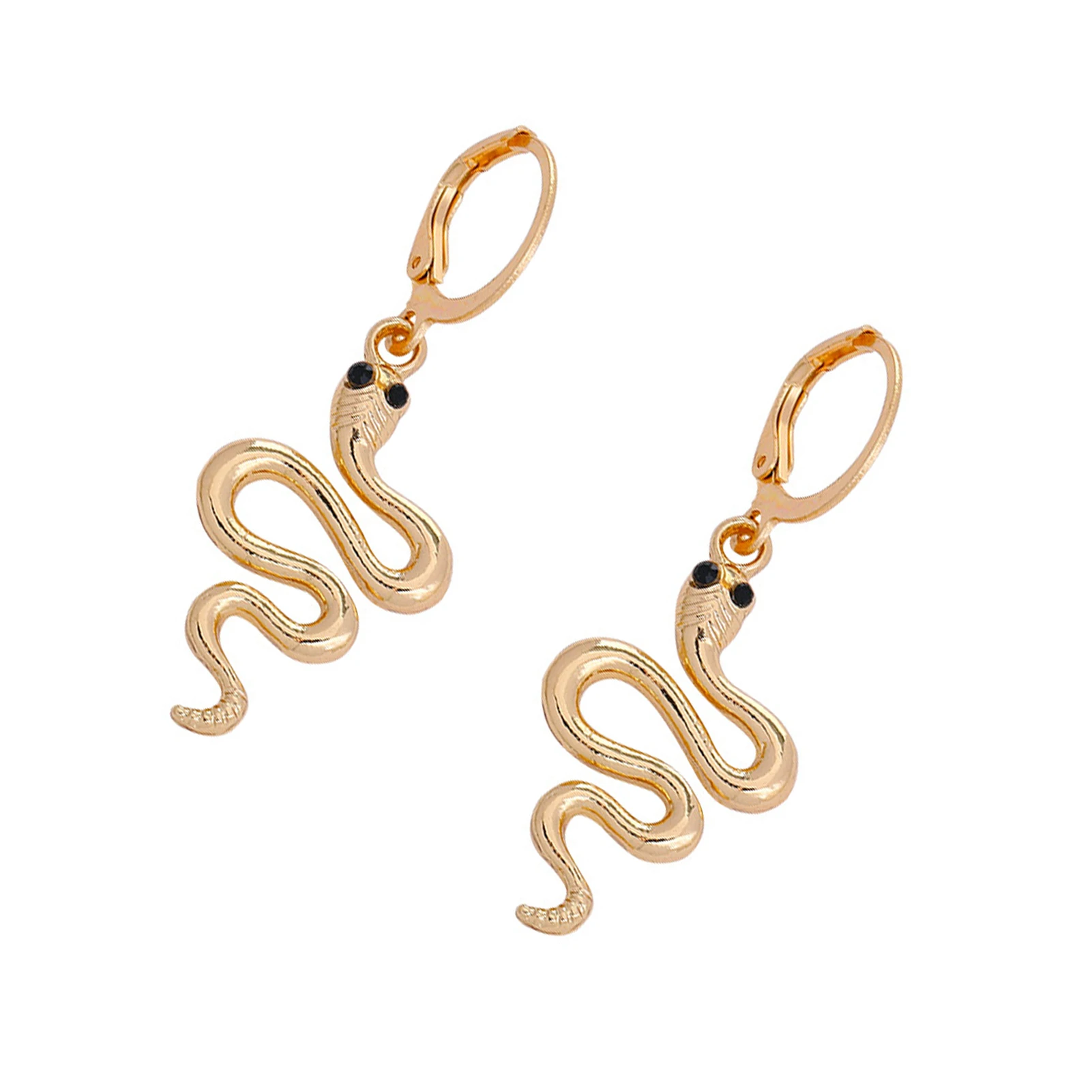 

Girls' Vintage Dangle Earrings Fade Resistant Stylish Snake Jewelry for Friend Family Neighbors Gift