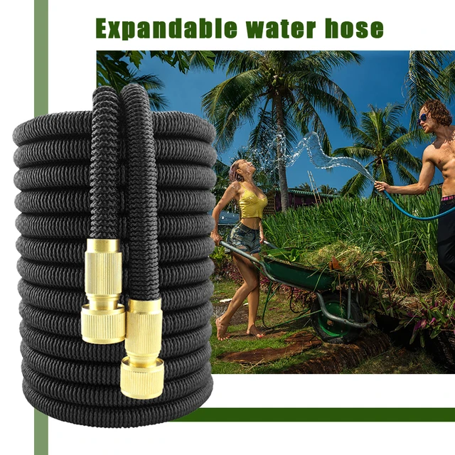 17-100 Láb Kibővíthető Öntöző Tömlő Nagynyomású Autómosó Permetezőgép Rugalmas Kerti Tisztító Szerszám Vízcső - Image 5
