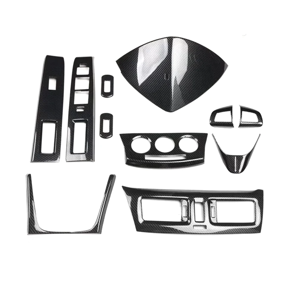 

Car Door Armrest Window Lift Switch Cover Air Vent Gear Shift Panel ABS Stickers For Mazda 5 2011 2012 2013 Left Hand Drive
