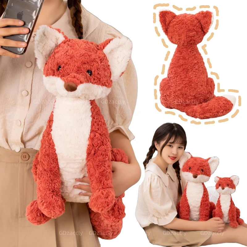 

Мягкая плюшевая игрушка «сидячая лиса», набивные животные в лесу, красные лисы, Детский плюшевый подарок для девочки, подарок на день рождения, Рождество для мальчика