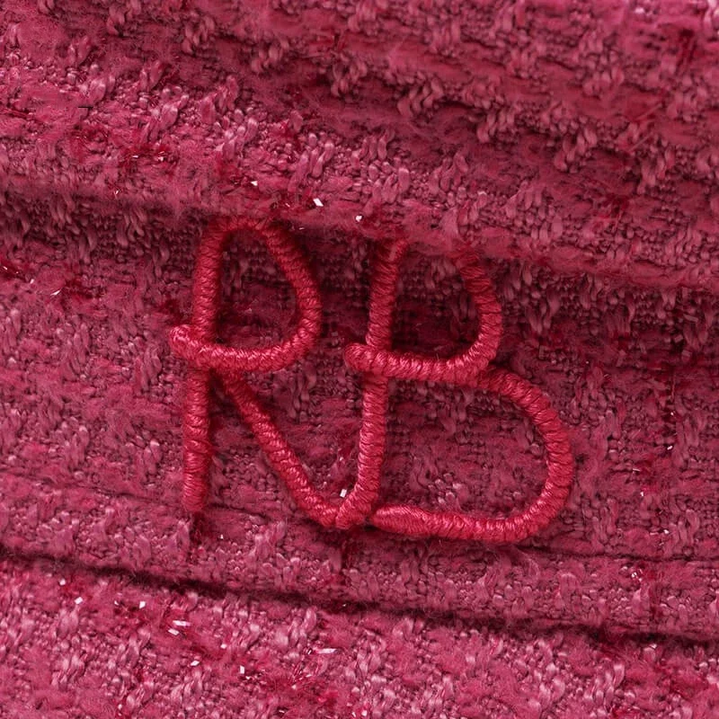 Cotton Newsboy Cap Multifunction Tweed Baker Boy Cap Women Fashion Pink Plaid Letter Newsboy Caps for Four Season