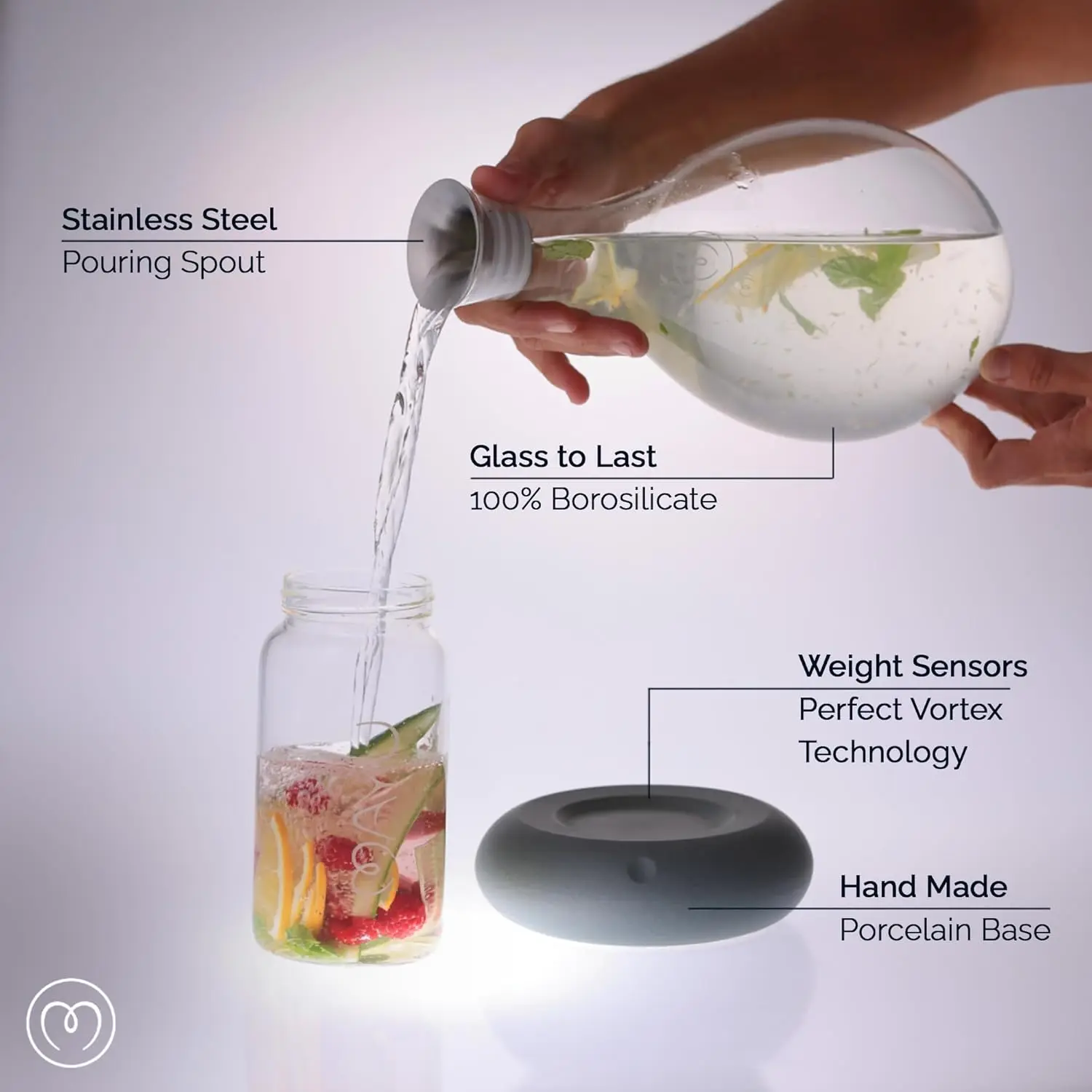 Structured Water Pitcher 6