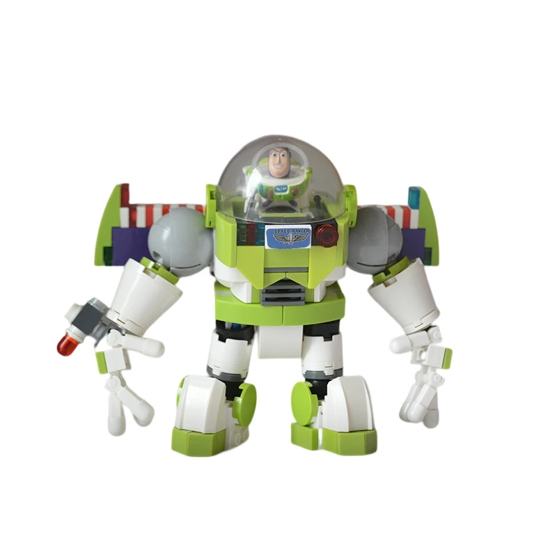 Big Size New Woody Rex Buzz Lightyear Mech Toy Story Set Building Blocks Mini Action Figure Toys