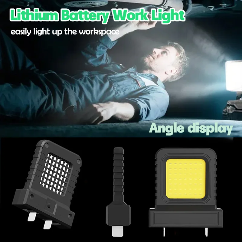 Power Tool Accessories Parts For Makita For Milwaukee For Bosch For Dewalt Lithium Battery Work Lamp Portable Camping Lights