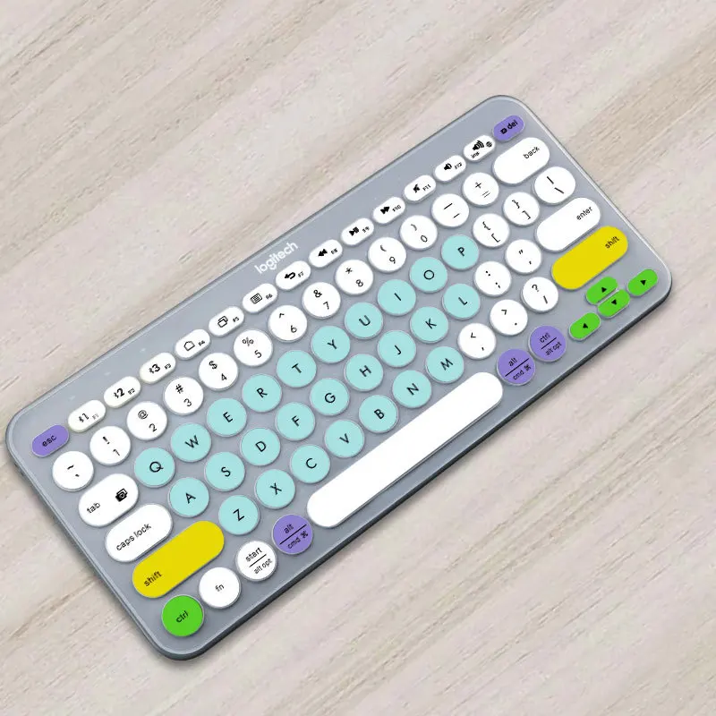 keyboard cover keyboard silicone cover ultra thin silicone laptop keyboard cover skin protector for Logitech K380 keyboard