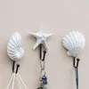 Wall Hook Sea Beach Conch Clothes Rack Practical Multifunctional Storage Ocean Hanger Clothing Home Decor 1