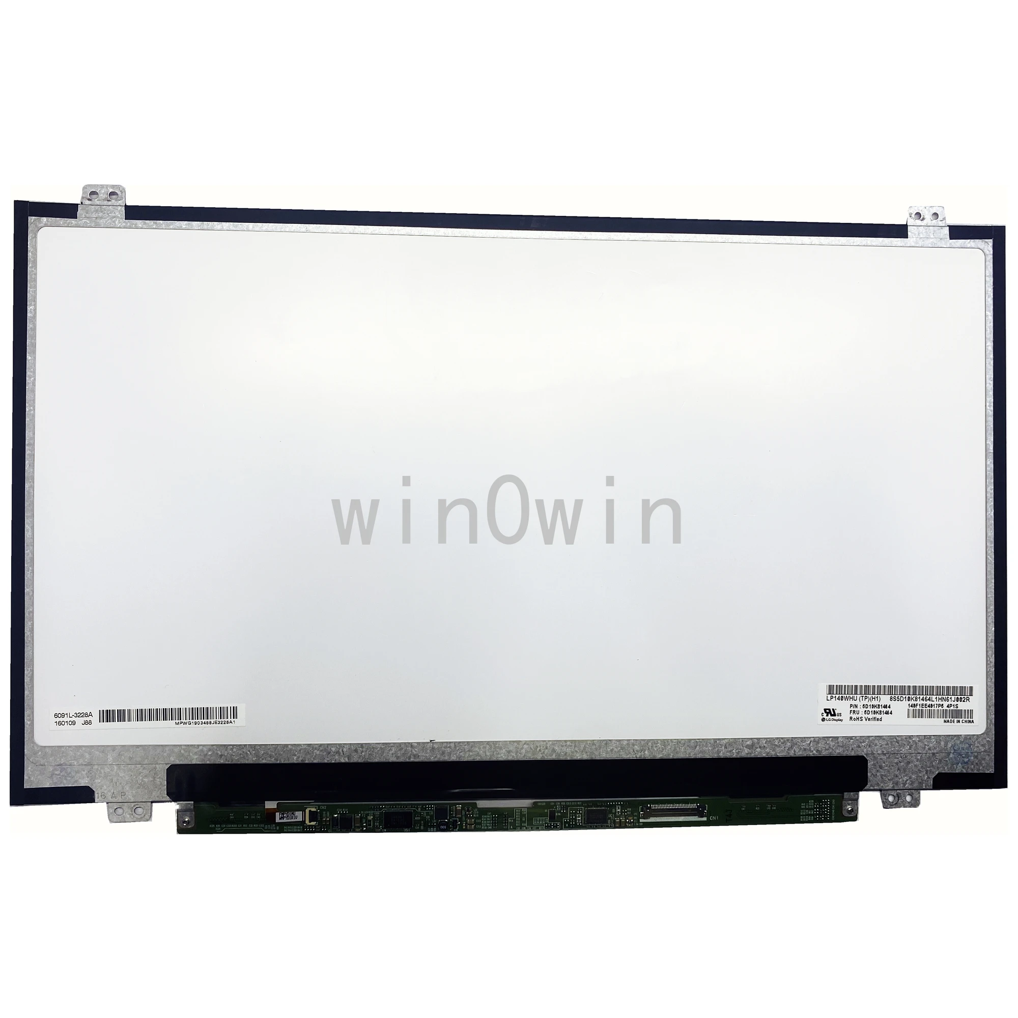 

14,0 дюймовый ноутбук LP140WHU TPH1 1366 × 768, ЖК-экран IPS FHD