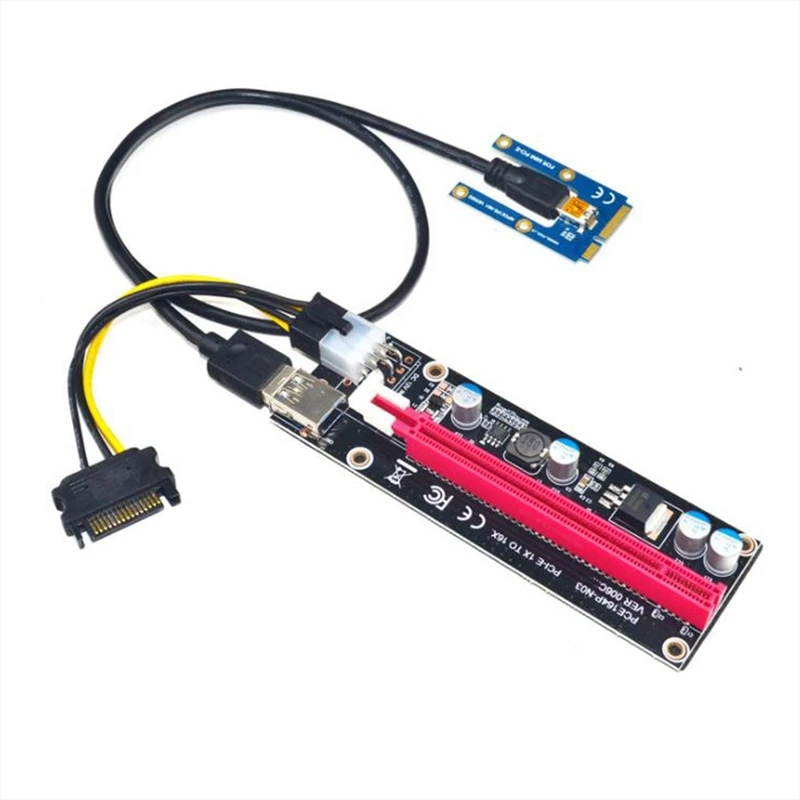 

Мини Pcie к PCI Express 16X Райзер для ноутбука внешняя графическая карта EXP GDC BTC Майнер Mpcie в PCI-E слот карта майнинга