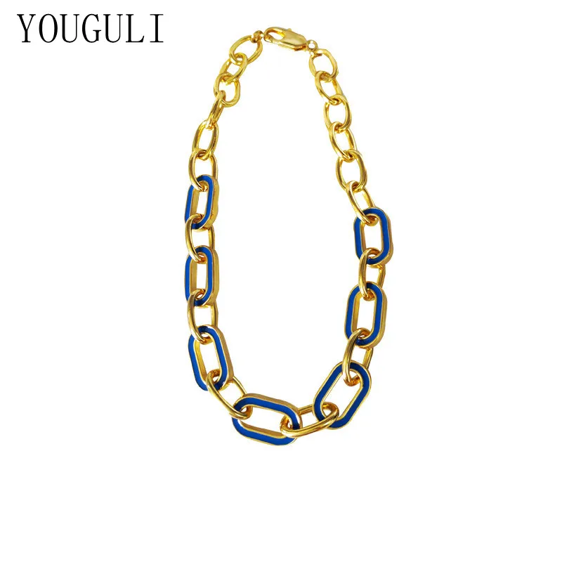 Модные ювелирные изделия популярное ожерелье-цепочка Chunk горячая Распродажа