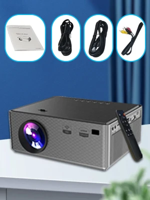 YYHC-미니 LCD 안드로이드 9 야외 휴대용 프로젝터, 풀 HD LED 1080p 4k 프로젝터, 미니 LCD 안드로이드 프로젝터