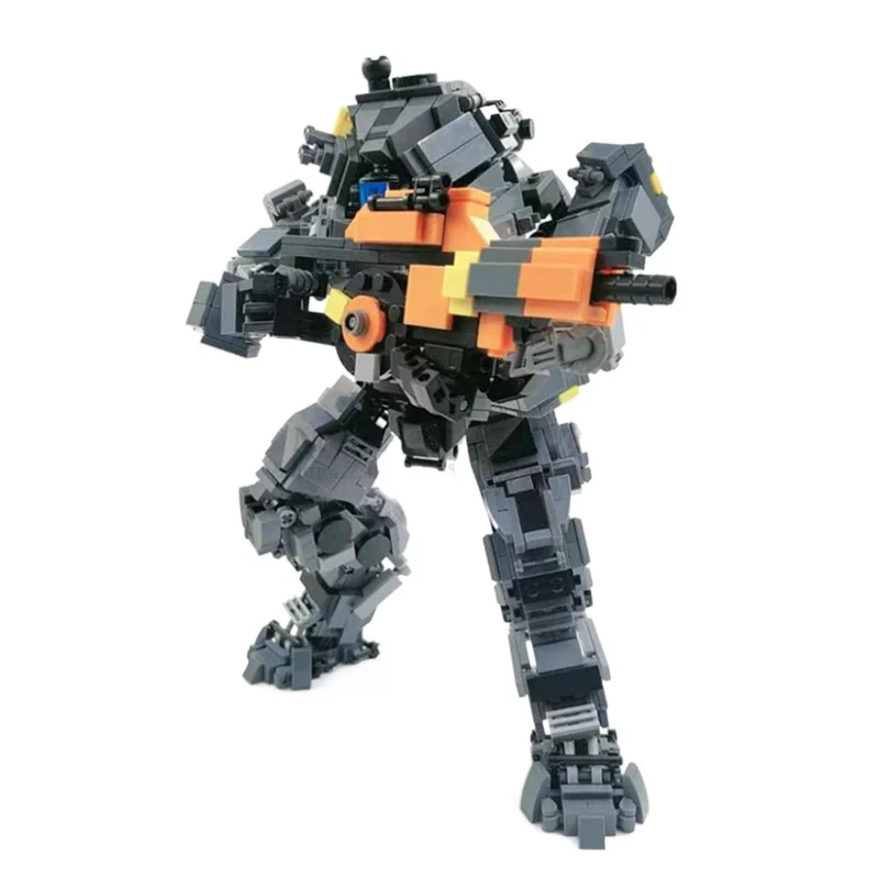 

MOC creative Titanfall game peripheral assembly ion Titan mecha building block model toy children puzzle hand made birthday gift