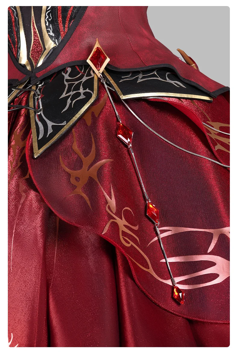 Fantasy Red Dress Cosplay Costume