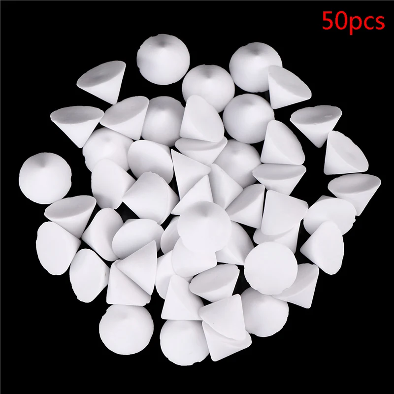 Pottery Tools 50pcs/25pcs Nails Ceramic Refractory Support High Temperature Resistant Pottery Tools