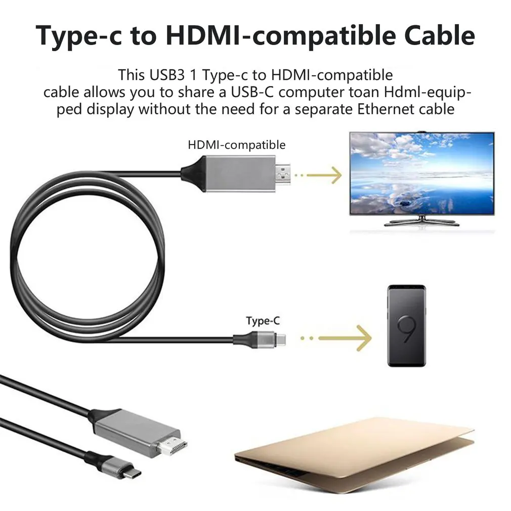Hdmi ̺ -c USB-C hdmi hdtv 4 k ̺ Ｚ   8 9 s10 + ÷ й usb  c hdmi 
