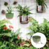 2 Pcs Self absorbent Hanging Flowerpot Green Plant Decor Water Hydroponic Basket Pot Plants House Material 5