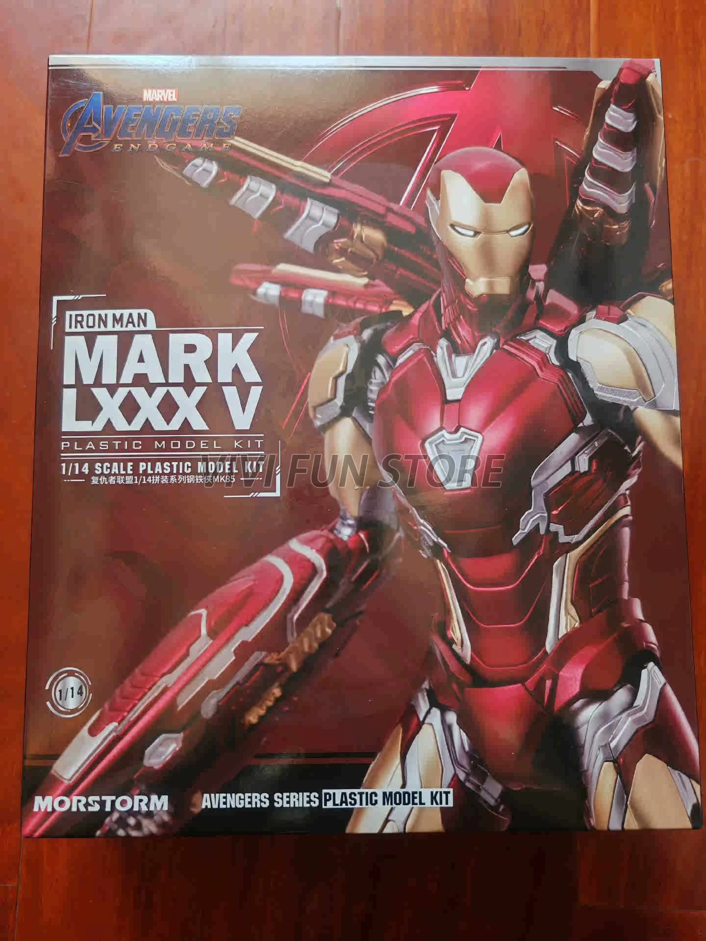 MORSTORM-Avengers Endgame Iron Man Mark 85 Mark 50 Montar Modelo