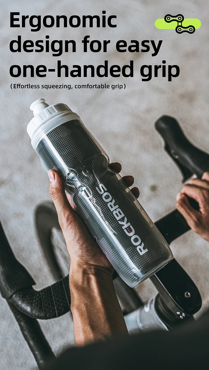 Bike Water Bottle 750ml PP5 Bicycle Insulated Water Bottle Outdoor Sports Fitnes