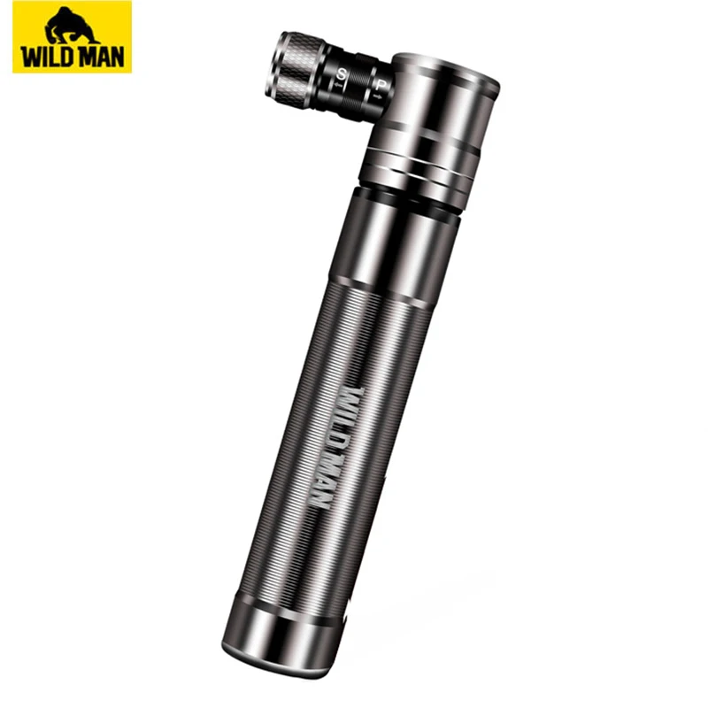 WILD MAN Aluminum Alloy Bicycle Pump Mtb Hand Air Pump Cycling Tire Inflator Schrader Presta Valve Mini Bike Pump Ball Pump - Image 2