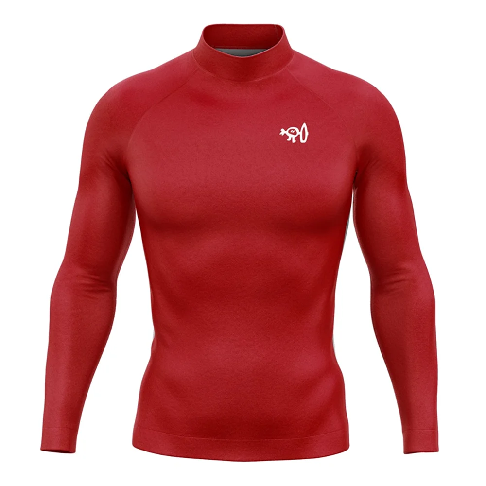 Surf Simply Men Rashguard Long Sleeve Shirt Black UV Protection Swim Shirt Diving Rash Guard Surfing Swimsuit Beach Surf T-shirt