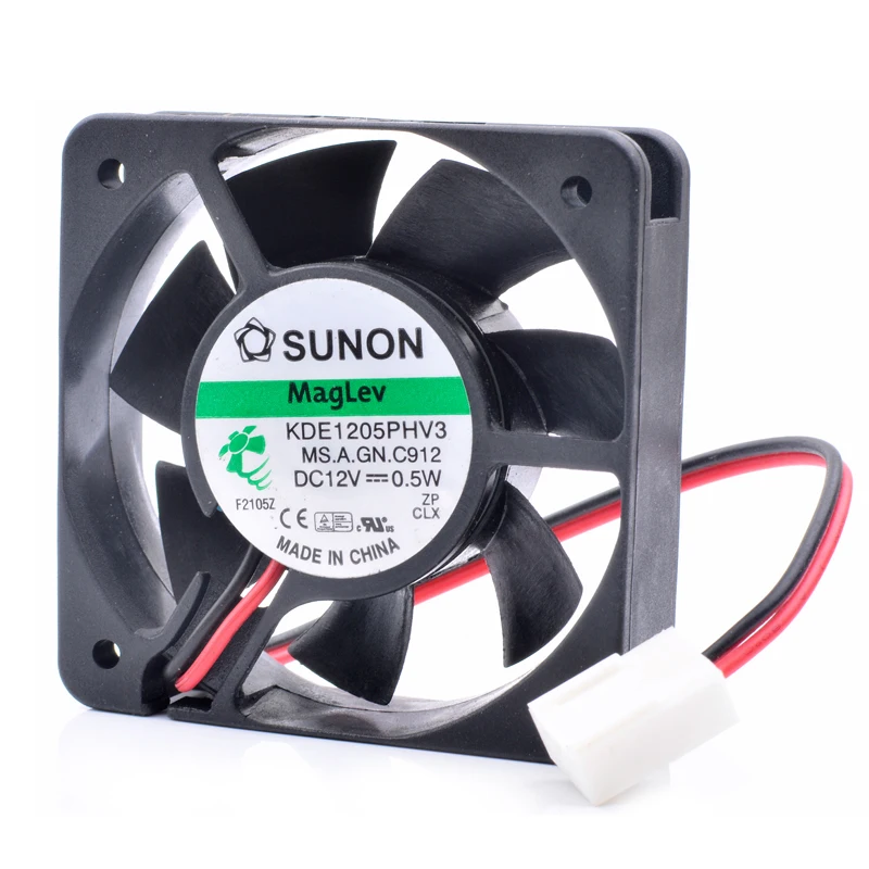 Brand new original KDE1205PHV3 5015 5cm 50x50x15mm 12V 0.5W magnetic suspension bearing quiet cooling fan