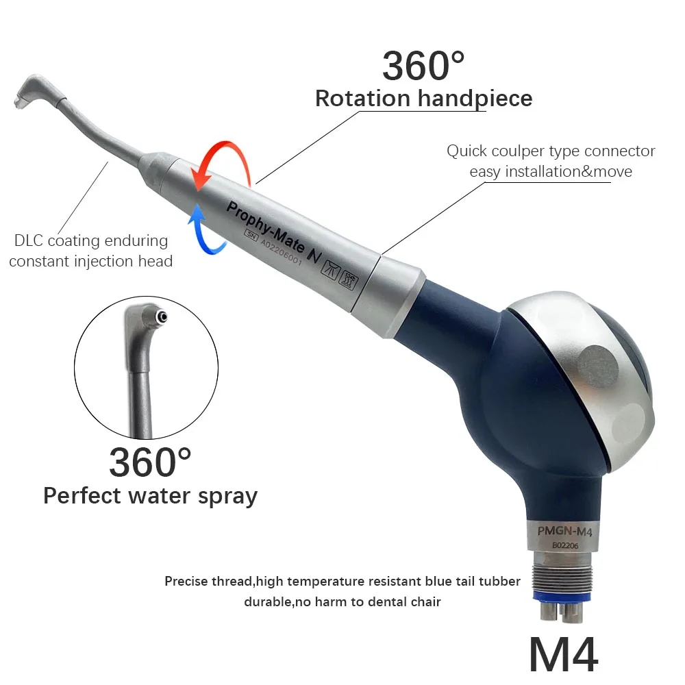 Dental Handpiece for N*K Prophy-Mate neo Clinic Intraoral Air Polishing System Prophy Jet Anti Suction oral Hygiene Polisher
