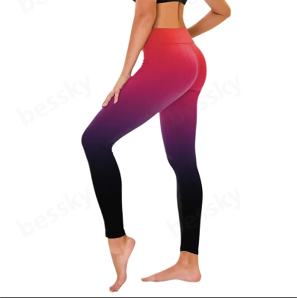 Leggings casual senza cuciture da donna Pantaloni attillati per esercizi Collant da corsa per palestra Abbigliamento sportivo dalla vestibilità comoda - immagine 5