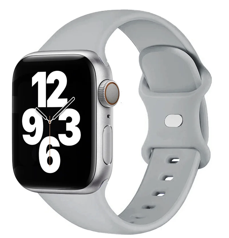 Silicone Sport Waterproof Band for Apple Watch - Vibrant Fitness Bracelet Strap