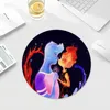 Cartoon E-Elemental SAnimation Round Office Student Gaming Thickened Writing Pad  Cushion Mouse Pad Padmouse Desk Play Mats 2