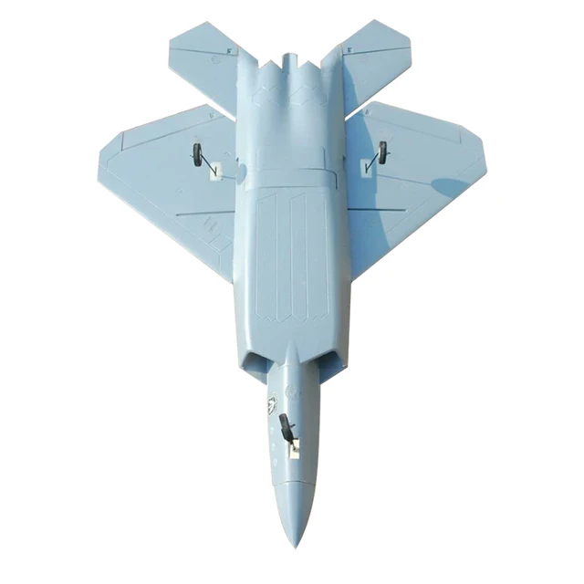 New F22 64mm Tunnel Bore Dual Power Epo Gliding Airplane Fixed Wing Fighter Remote Control Toy Aircraft Waist Thrust 3