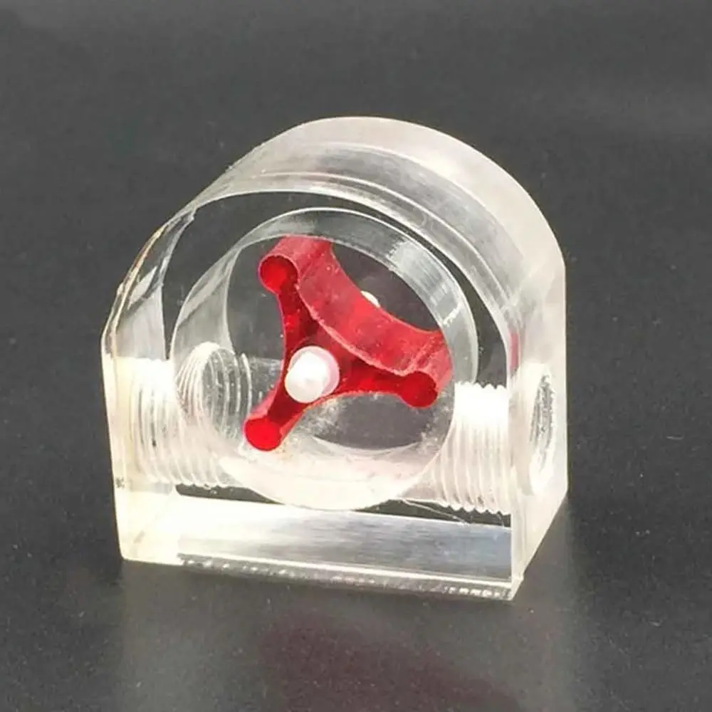 Water Flow Meter Digital Turbine Flow Meter Turbine Flow Meter Flow Meter 2 Way G1/4 Thread Polished Surface Office Measuring Tools For PC Water Cooling Easy Install Acrylic Indicator