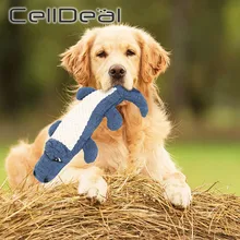 

Pet Dog Linen Plush Crocodile Animal Toy Dog Chew Squeaky Noise Toy Cleaning Teeth Supplies Interactive Doll Corn Velvet Toy