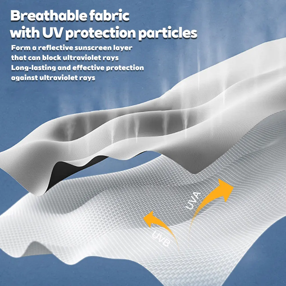 1Pair of Breathable Sun Protection Sleeves - Breathable & UV Protective Gear for Sports, Driving, & Outdoor Adventures