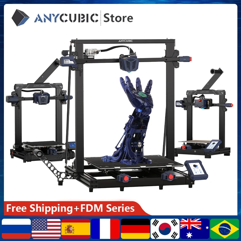 Anycubic Fdm Stampante 3D Anycubic Kobra Series Vyper 25 Punti Autolivellante Di Grandi Dimensioni Full Metal Frame Impresora 3D