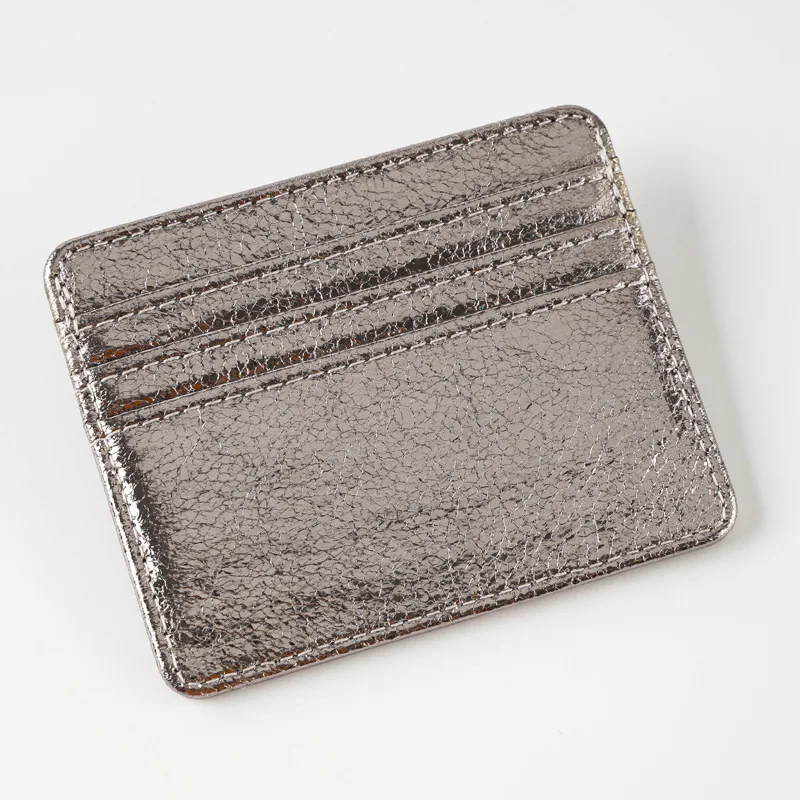 Women Thin Card Holder Wallet Lightweight Multi-Card Holder Case Pu Leather Credit Card Money Coin Holder Purse Bag