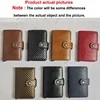 Carbon Fiber Credit Card Holder Wallet Men Rfid Smart Metal Thin Slim Pop Up Minimalist Wallet Small Black Purse Metal Vallet 2