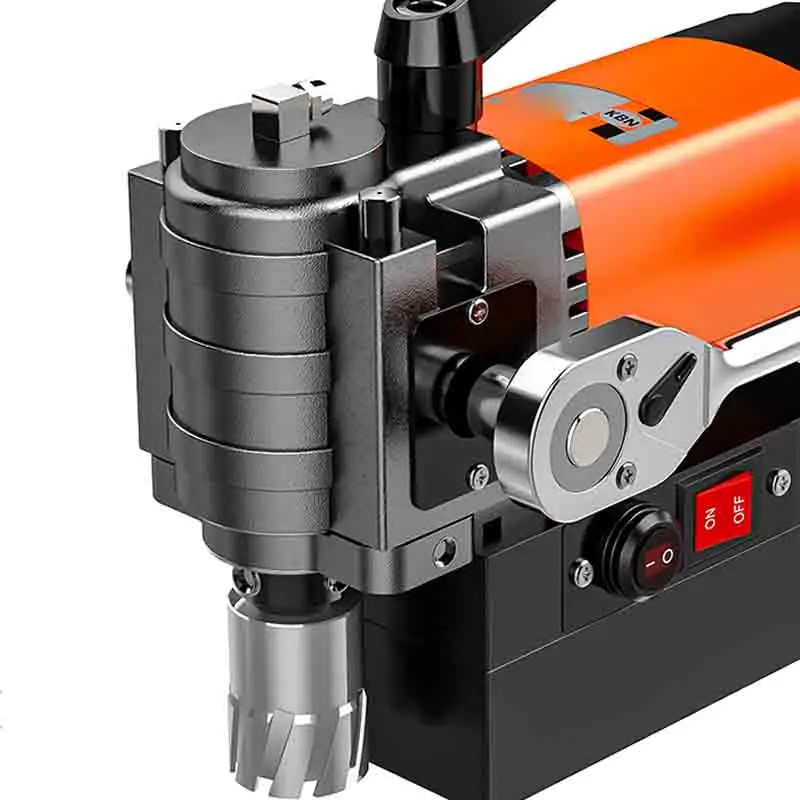 Magnetic Base Drill Iron Suction  High Altitude Drilling Machine Horizontal Benc