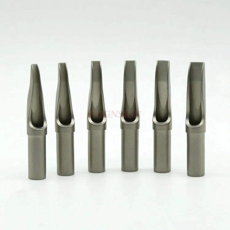 Stainless steel tattoo needle nozzle needle arrangement cutting and mist removal accessories tattoo machine consumables