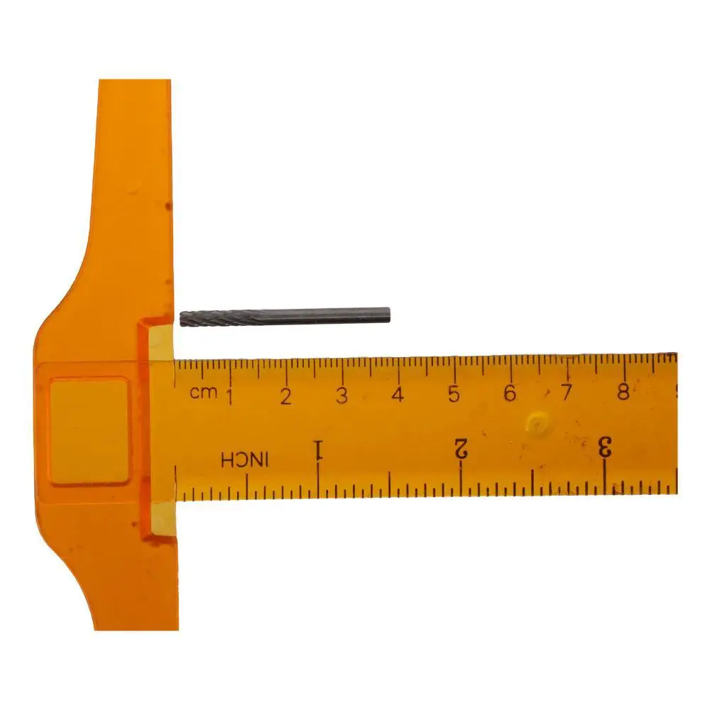 1/8" Shank Rotary Files High-quality Double Cut Tungsten Carbide Cylindrical Radius Burrs Tool for Die Grinder Drill Bit